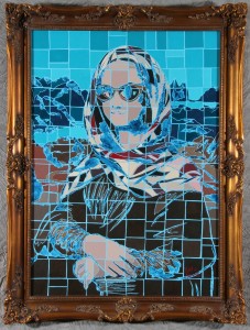 Mona Lisa in Pueblo Shawl